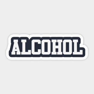 Alcohol Sticker